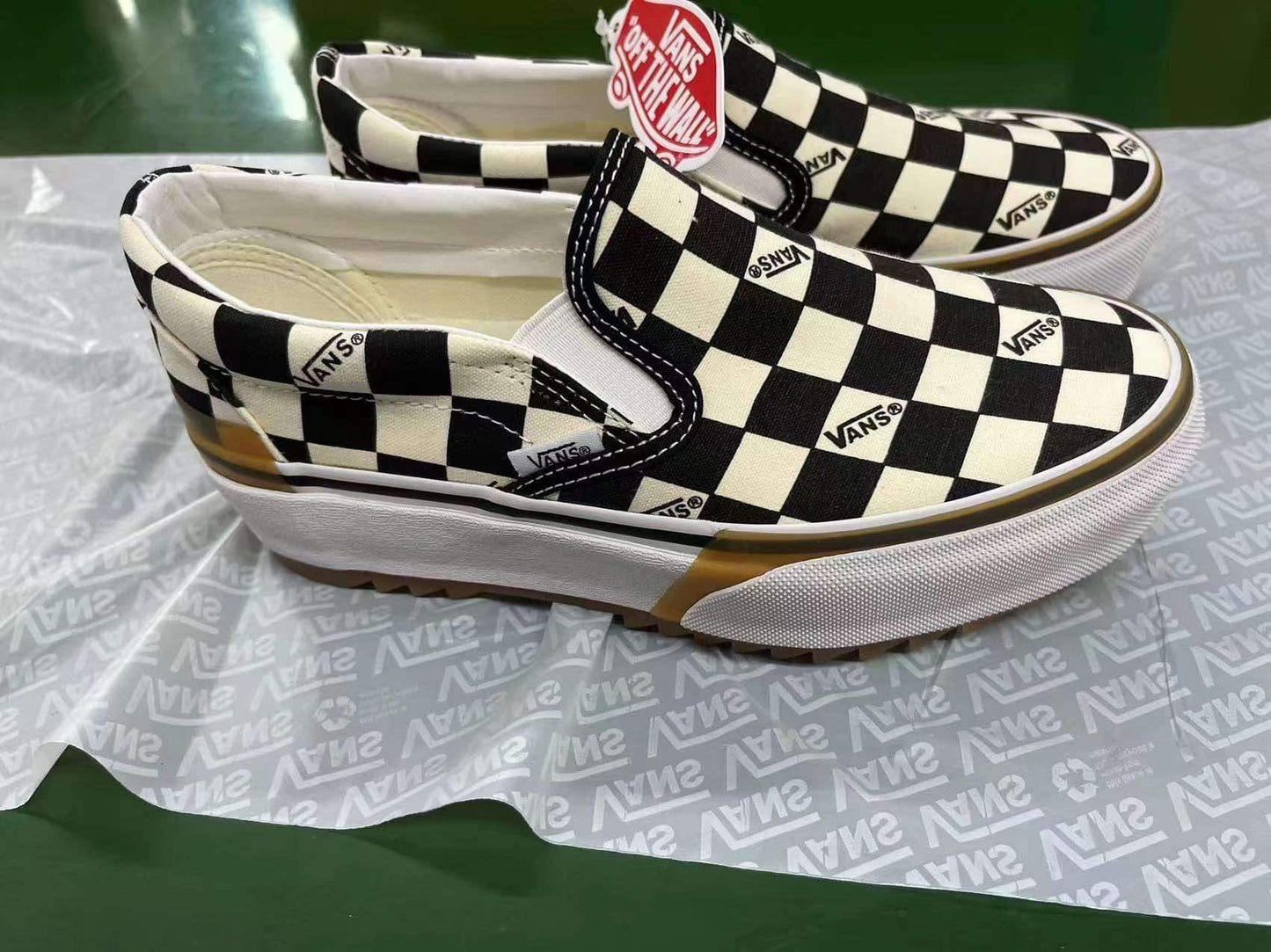 Platform Checkered Shoes PLEASE READ DESCRIPTION