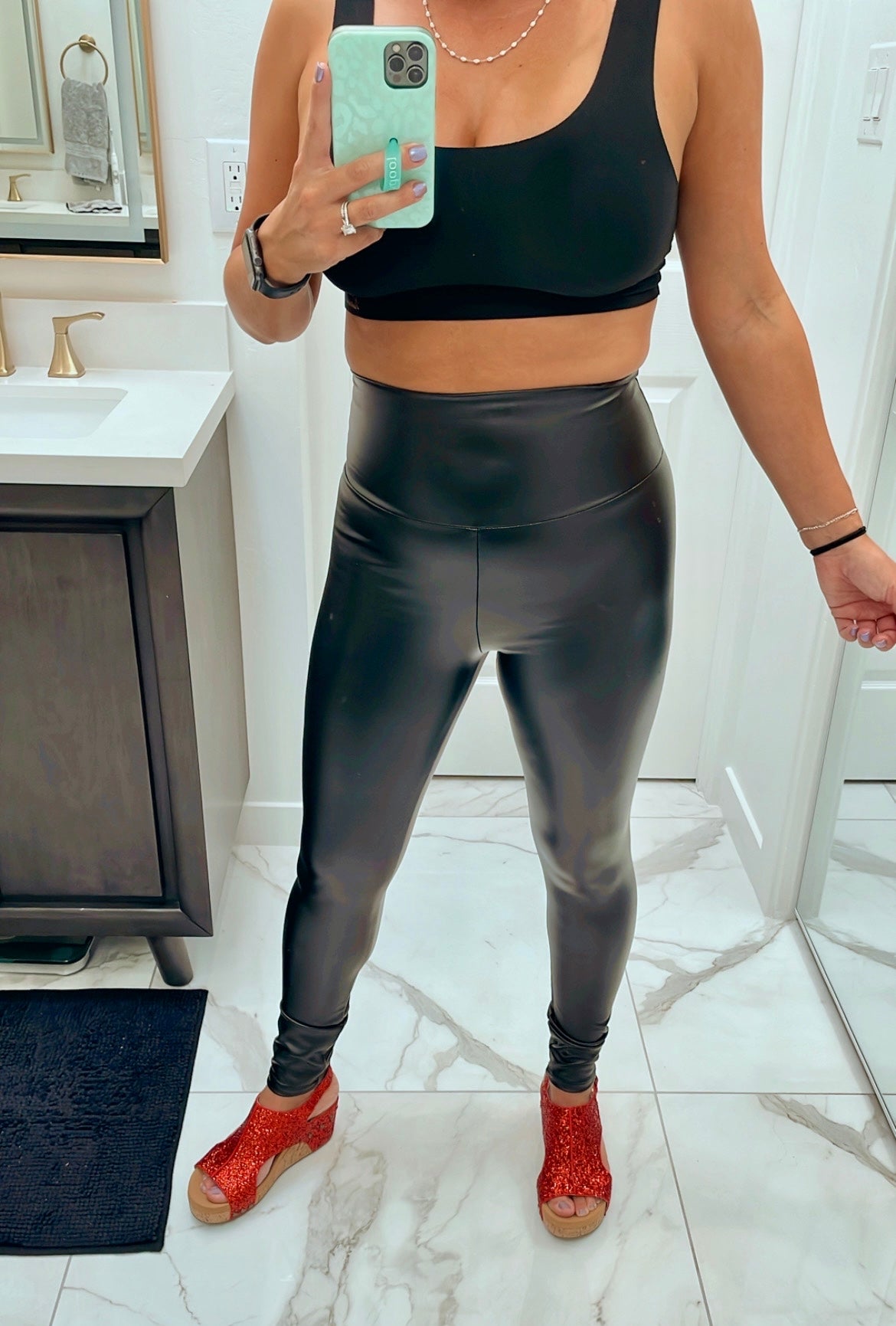 Faux Leather Leggings