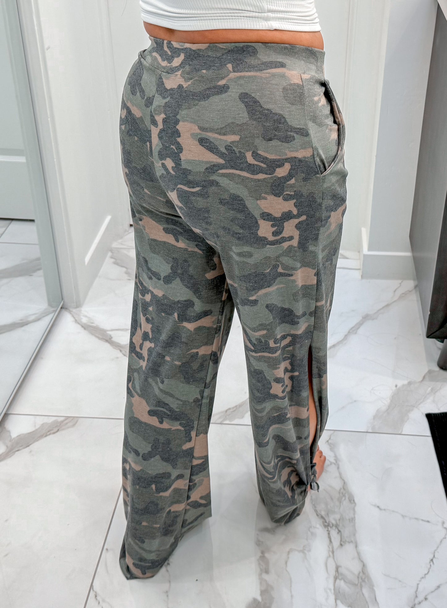 Camo Crush Casual Pants