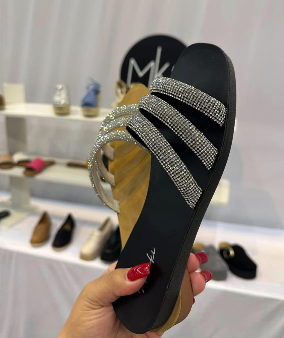 Spring Fling Sandals - Black