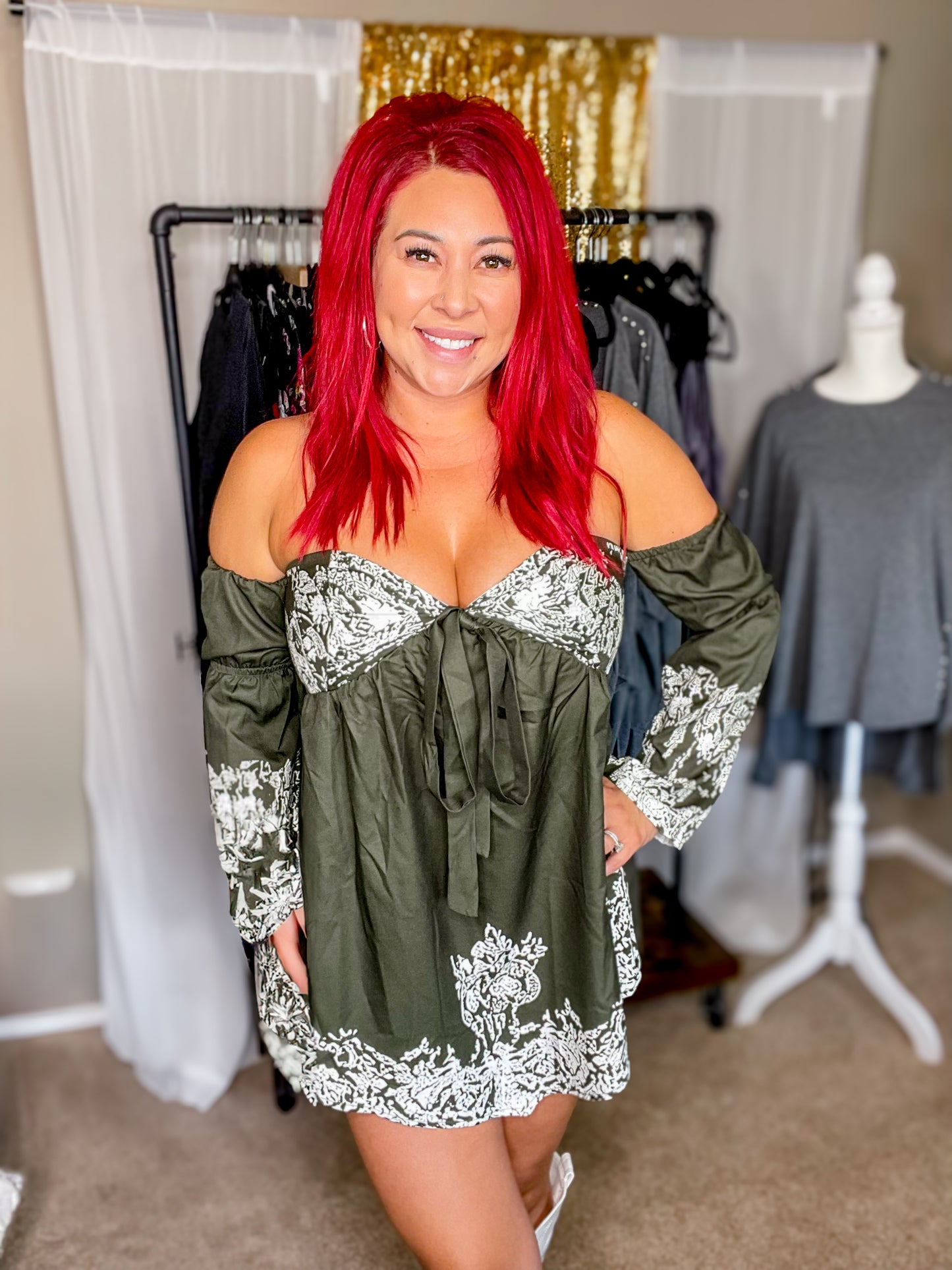 Front Porch Sittin Mini Dress