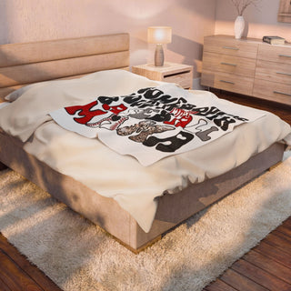 Somebody's Loud Mouth Baseball Mama Blanket
