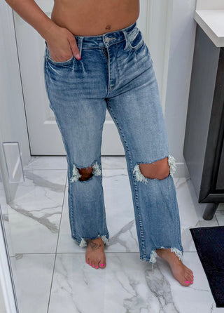 Hanna Slim Wide Stretchy Jeans