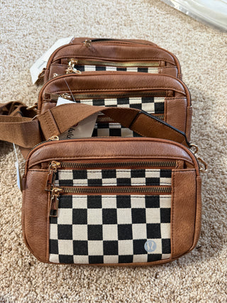 Double Zip Crossbody