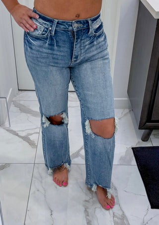Hanna Slim Wide Stretchy Jeans