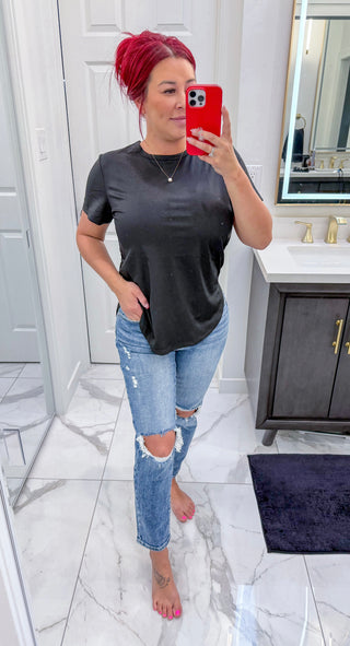Hank Leather Top