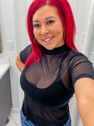 Date Me Mesh Top