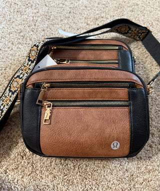 Double Zip Crossbody