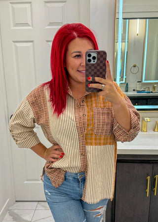 Stephanie Plaid Button Down