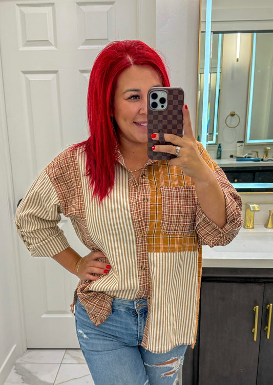 Stephanie Plaid Button Down