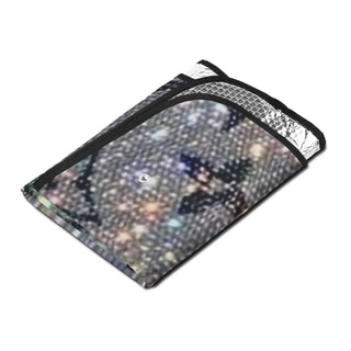 Luxury Glitter Monogram Car Sun Shade
