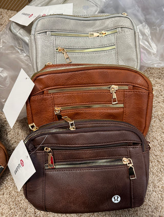 Double Zip Crossbody