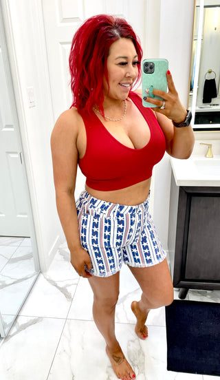 Stars & Stripes Shorts - JUDY BLUES