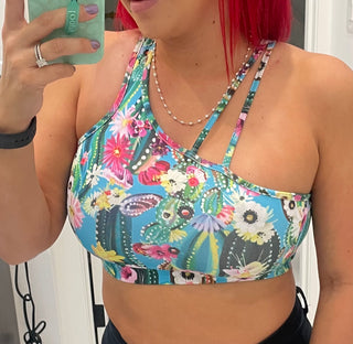 Cactus & Flowers Bralette