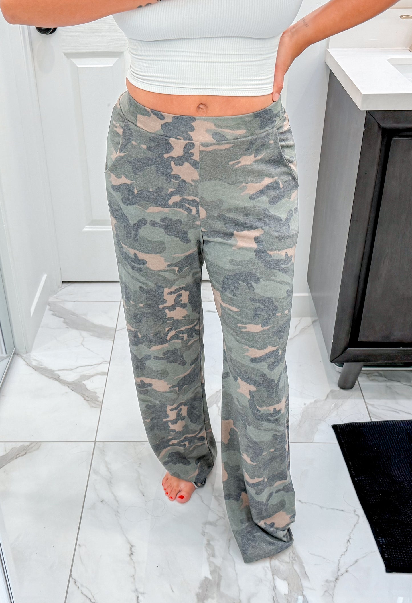 Camo Crush Casual Pants