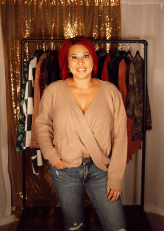 Tasey Twisted Sweater