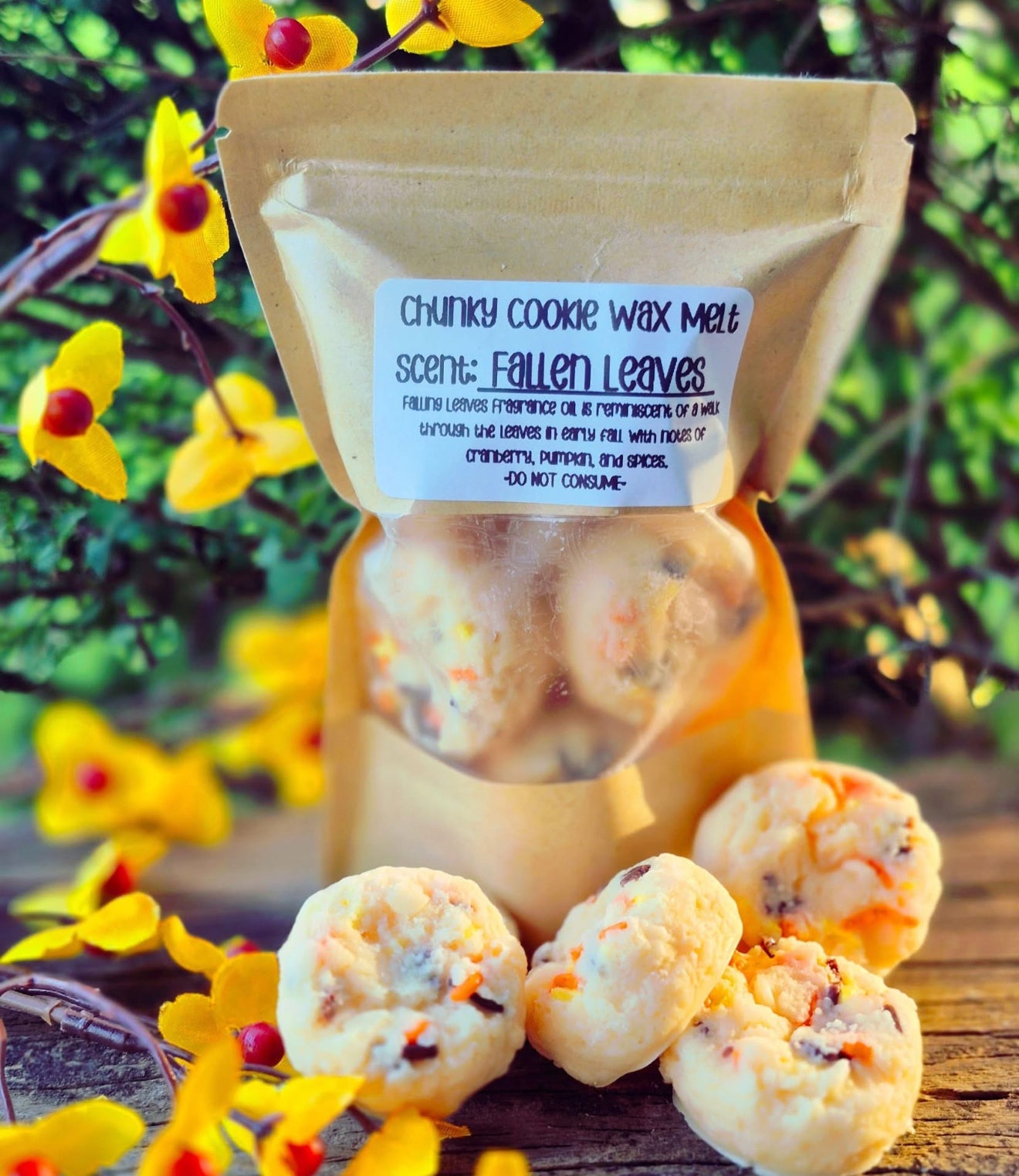 Mini Cookie Wax Melts - Falling Leaves