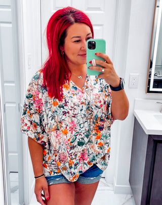 Flower Field Flowy Top