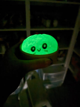 Glow in the dark squishy dumpling