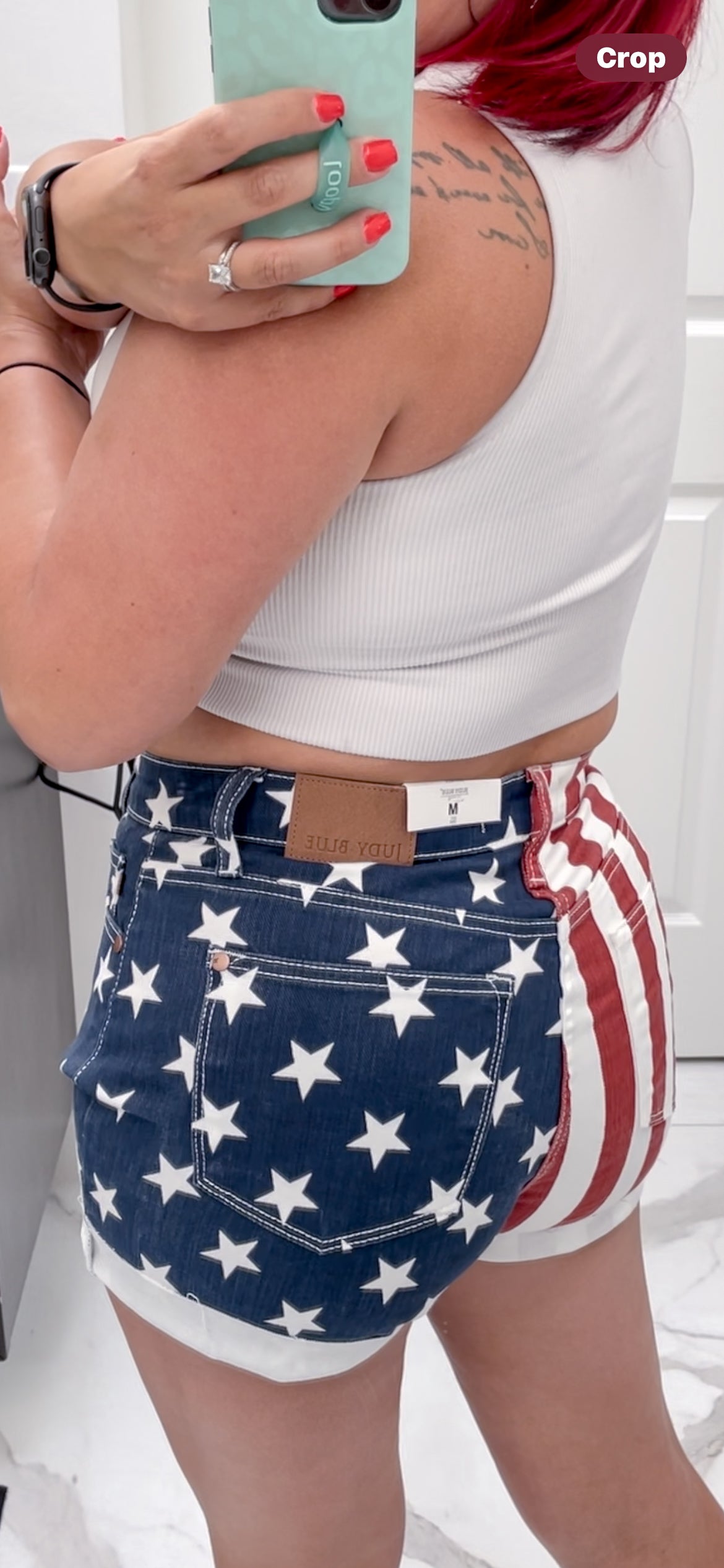 American Flag Shorts- Judy Blue