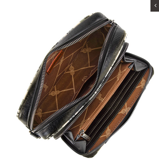 Wrangler Southwestern Pattern Crossbody Purse - Black