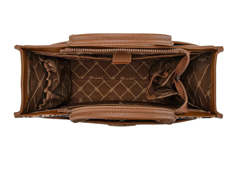 Wrangler Carry-All Large Tote Work Tote /Crossbody - Leopard