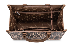 Wrangler Leopard Print Wide Tote Bag/Crossbody