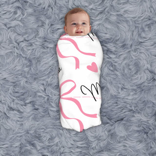 Newborn Swaddle Blanket (peronalized)