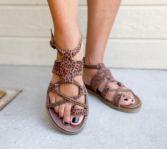 Dezi Sandals - Leopard